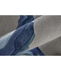 Feizy Serrano Industrial Abstract, Gray/Blue, 9' x 12' Area Rug