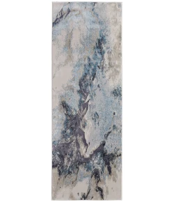 Feizy Astra 39L4F GRAY/NAVY Area Rug 2 ft. 10 in. X 7 ft. 10 in. Runner