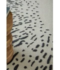 Feizy Winston Ivory/Black WNS8B06F 5ft. x 8ft. Rect. Rug