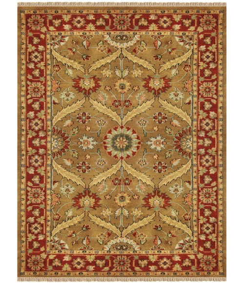Feizy Pietra GOLD/RED 2976265F 9 ft. 6 in. X 13 ft. 6 in. Rectangle Rug