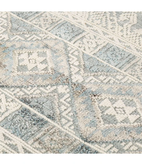 Feizy Payton GRAY/BLUE 9806495F 2 ft. X 2 ft. Square Rug
