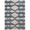 Feizy Mynka 39IFF BLUE/GRAY Area Rug 4 ft. X 6 ft. Rectangle