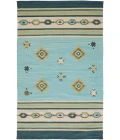 Feizy Dharma Southwestern, Blue/Green/Tan, 8' x 10' Area Rug