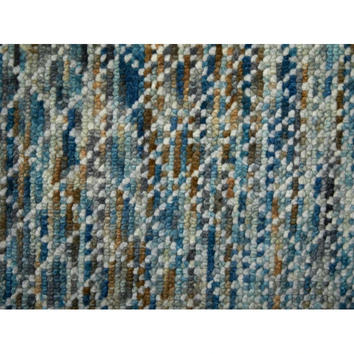 Feizy Branson Casual Solid, Blue/Ivory/Brown, 2' x 3' Accent Rug