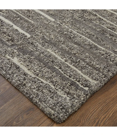 Feizy Navaro Scandinavian Abstract, Gray/Taupe/Ivory, 2' x 3' Area Rug
