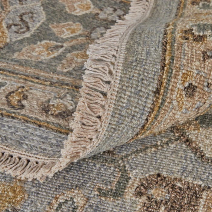 Feizy Corbitt Classic Oriental, Blue/Gold/Gray, 7'-9" x 9'-9" Area Rug