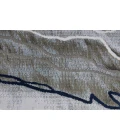 Feizy Gaspar Industrial Abstract, Taupe/Gray/Blue, 6'-7" x 9'-6" Area Rug