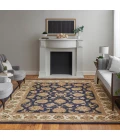 Feizy Wagner Classic Oriental, Blue/Tan/Gold, 5' x 8' Area Rug