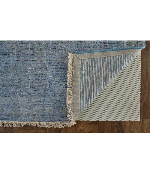 Feizy Caldwell Bohemian & Eclectic Distressed, Blue/Ivory, 9' x 12' Area Rug