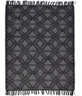 Feizy Phoenix Farmhouse Diamond, Black/Gray, 7'-9" x 9'-9" Area Rug