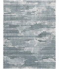 Feizy Atwell Contemporary Abstract Dot Area Rug, Teal/Silver Gray, 5ft-3in x 7ft-6in