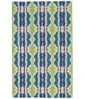 Feizy Liana Casual Abstract, Blue/Green/Ivory, 12' x 15' Area Rug