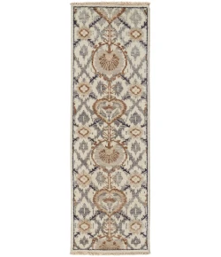 Feizy Beall 6712F GRAY/BROWN Area Rug 2 ft. 6 in. X 8 ft. Runner