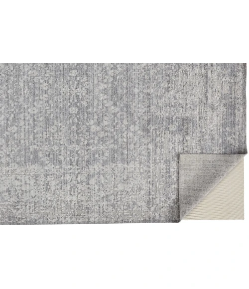 Feizy Langford Persian Distressed, Silver/Gray, 5' x 8' Area Rug