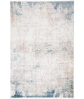 Feizy Cadiz Industrial Abstract, Ivory/Blue/Gold, 9'-9" x 13'-2" Area Rug