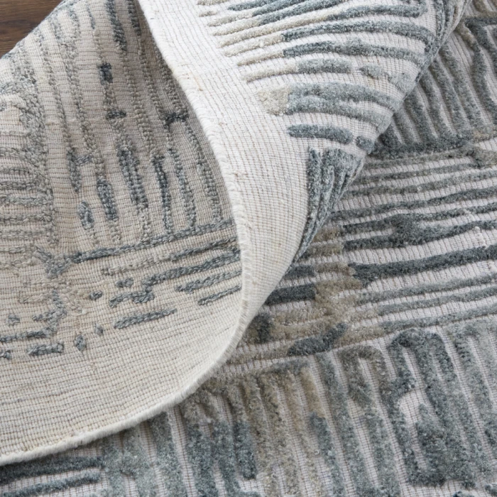 Feizy Elias Casual Abstract, Green/Blue/Ivory, 2'-9" x 8' Runner