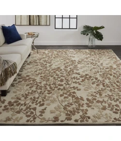 Feizy Bella 8832F IVORY/BEIGE Area Rug 9 ft. X 12 ft. Rectangle