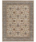 Feizy Celene Luxury & Glam Bordered, Tan/Ivory/Gray, 7'-9" x 7'-9" Round Rug