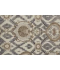Feizy Beall Luxury Wool Rug, Ornamental Ikat, Beige, 2ft x 3ft Accent Rug