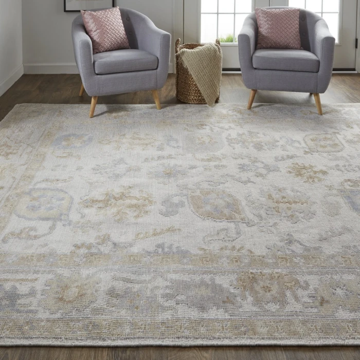 Feizy Wendover Ivory/Tan WND6847F 8ft. x 10ft. Rect. Rug