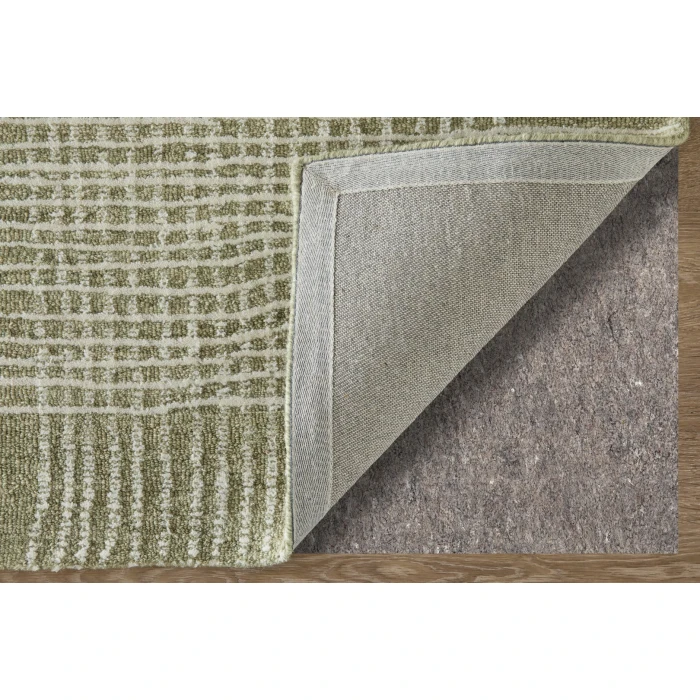 Feizy Winston Green/Ivory WNS8B04F 5ft. x 8ft. Rect. Rug