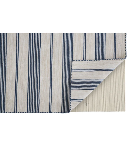 Feizy Duprine Eco-Friendly PET Rug, Outdoor, Navy Blue, 8ft x 11ft Area Rug