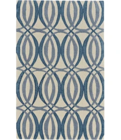 Feizy Haute Trends Jvt Ivory/Blue 7258498F 8ft. x 11ft. Rect. Rug
