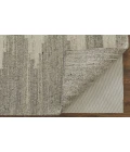 Feizy Navaro Casual Gradient & Ombre, Ivory/Tan, 9' x 9' Round Rug