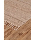 Feizy Brady Casual Stripes, Brown/Red/Ivory, 9' x 12' Area Rug