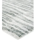 Feizy Atwell Contemporary Abstract Accent Rug, Gray/Iceberg Green, 3ft x 5ft