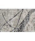 Feizy Kano Industrial Abstract, Taupe/Gray/Ivory, 8'-9" x 8'-9" Round Rug