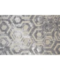 Feizy Micah Luxury & Glam Distressed, Gray/Taupe/Silver, 12' x 18' Area Rug