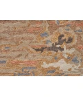 Feizy Everley Abstract Tufted Wool Rug, Warm Beige/Blue, 9' x 12' Area Rug