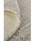 Feizy Naples Space Dyed In/Outdoor Flatweave, Warm Gray/Tan, 2ft x 3ft Area Rug