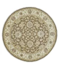 Feizy Drake Classic Persian, Brown/Gold/Tan, 8' x 8' Round Rug