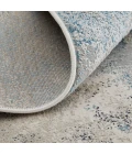 Feizy Astra Industrial Abstract, Blue/Gray/Ivory, 1'-8" x 2'-10" Area Rug