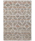 Feizy Mynka Bohemian & Eclectic Diamond, Tan/Taupe/Ivory, 5' x 8' Area Rug