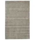 Feizy Luna Casual Solid, Gray/Ivory, 9'-6" x 13'-6" Area Rug