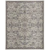 Feizy Fallon 8838F IVORY/GRAY Area Rug 5 ft. X 8 ft. Rectangle
