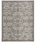 Feizy Fallon Rustic Farmhouse Rug, Light Gray/Cornflower Blue, 5ft x 8ft