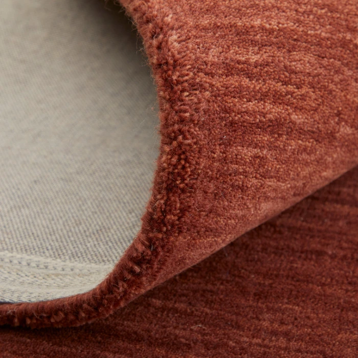 Feizy LUNA 8049F IN RUST 2' 6" x 8' Runner Area Rug