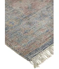 Feizy Caldwell Vintage Space Dyed Wool Rug, Blue/Orange, 10ft x 14ft Area Rug