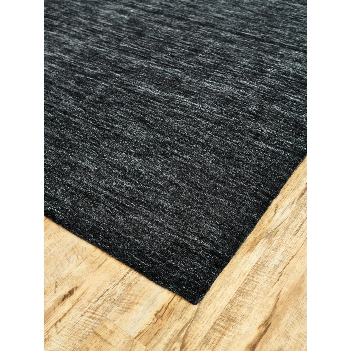 Feizy Luna BLACK 5798049F 9 ft. 6 in. X 13 ft. 6 in. Rectangle Rug