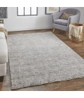 Feizy Delino Gray/Black 8886701F 2ft. x 3ft. Rect. Rug