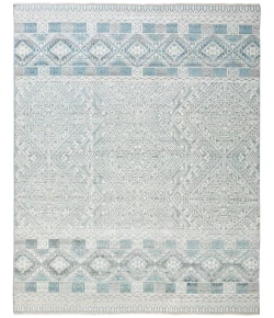 Feizy Payton GRAY/BLUE 9806495F 2 ft. X 2 ft. Square Rug