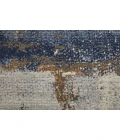 Feizy Clio Bohemian & Eclectic Abstract, Ivory/Blue/Brown, 9' x 12' Area Rug
