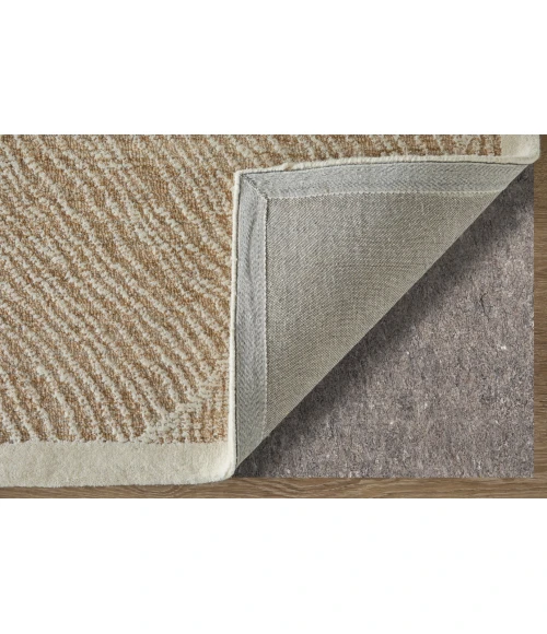 Feizy Winston Tan/Ivory WNS8B02F 9ft. x 12ft. Rect. Rug