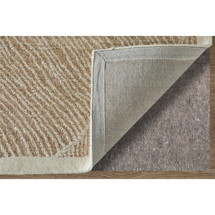 Feizy Winston Tan/Ivory WNS8B02F 9ft. x 12ft. Rect. Rug