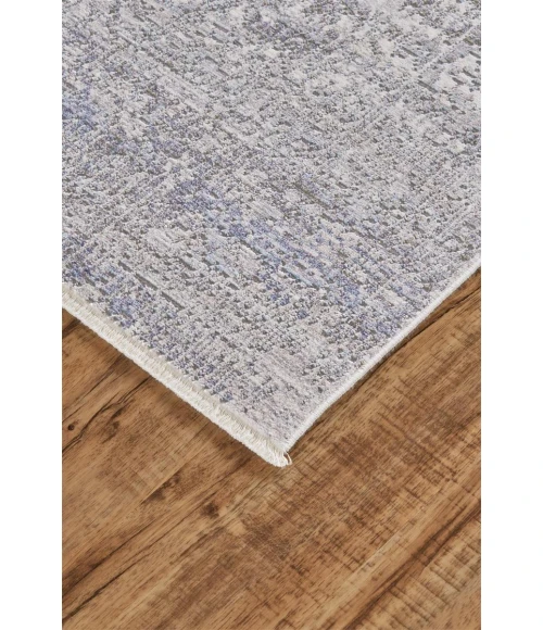 Feizy Cecily Vintage Medallion, Gray/Ivory/Taupe, 8' x 8' Square Square Rug