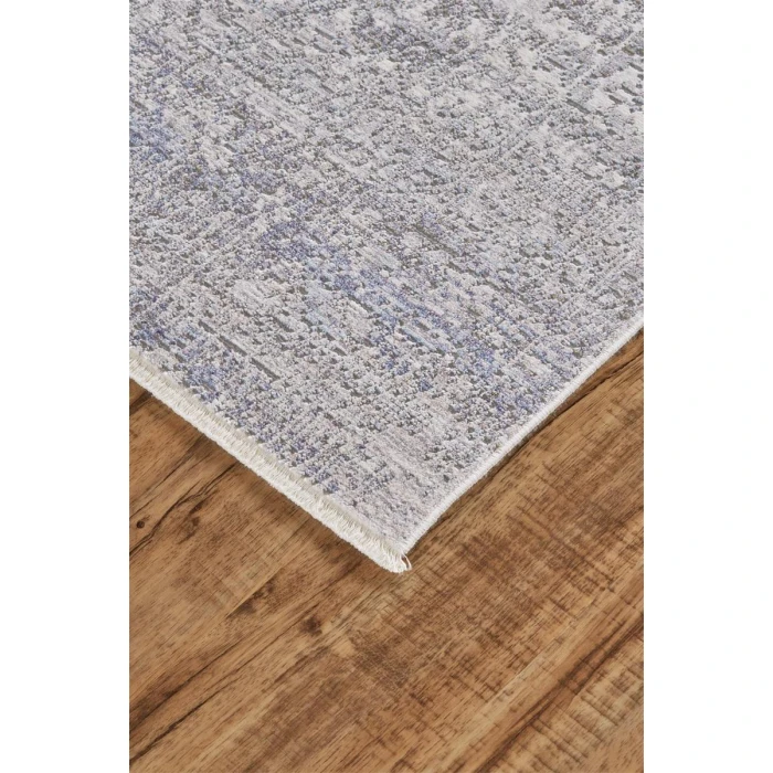 Feizy Cecily Vintage Medallion, Gray/Ivory/Taupe, 8' x 8' Square Square Rug